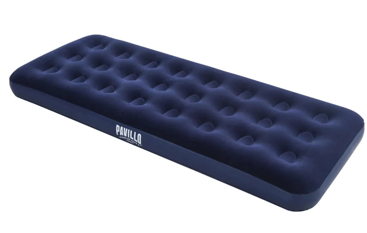 Bestway Pavillo Queen Size Inflatable Camping and Sleeping Air Bed Mattress with Electric Air Pump -