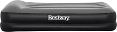 Bestway Tritech Air Mattress with Built-in AC Pump and Antimicrobial Coating - Twin Size, Durable In