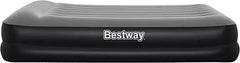 Bestway Queen Airbed with Built-In Electric Pump - Durable Inflatable Bed for Two - 2.03m x 1.52m x