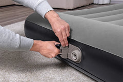 Bestway Tritech Air Comfort Full Size Inflatable Mattress Air Bed with Built-in AC Pump for Home and Travel - 1.91 m x 1.37 m x 30 cm