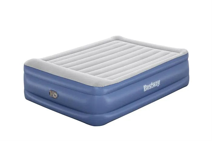 Bestway Tritech Airbed Queen Size with Durable Construction and Built-in Pump for Ultimate Comfort a