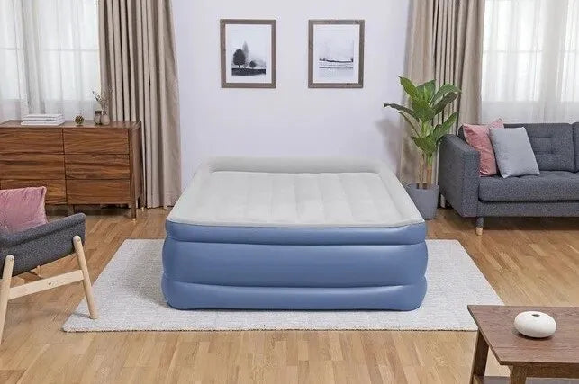 Bestway Tritech Airbed Queen Size with Durable Construction and Built-in Pump for Ultimate Comfort a