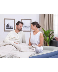 Bestway Tritech Airbed Queen Size with Durable Construction and Built-in Pump for Ultimate Comfort a