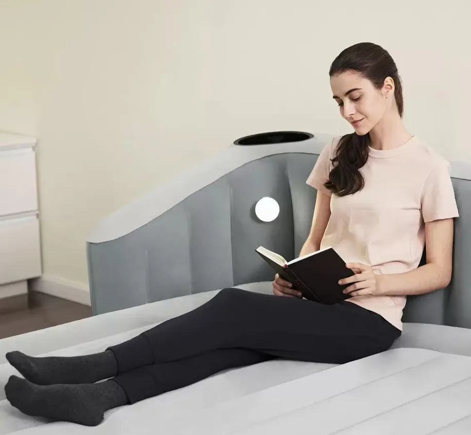 Bestway Tritech Wingback Queen Airbed with Built-In Headboard, LED Light and Drinks Holder - 2.33m x