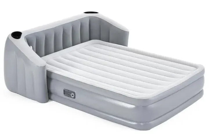 Bestway Tritech Wingback Queen Airbed with Built-In Headboard, LED Light and Drinks Holder - 2.33m x