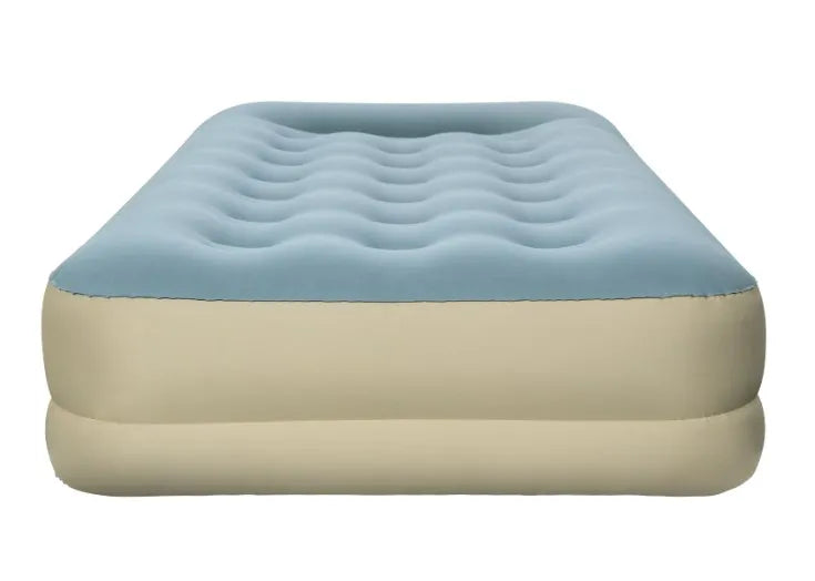 Bestway Fortech Fiber Airbed with Built-in AC Pump - Single Size, 1.91m x 97cm x 33cm