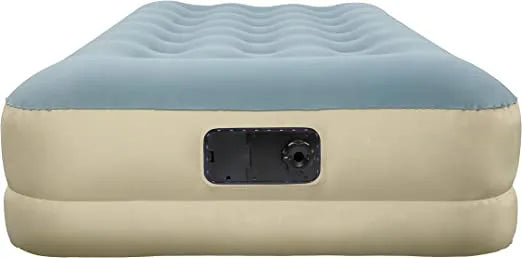Bestway Fortech Fiber Airbed with Built-in AC Pump - Single Size, 1.91m x 97cm x 33cm