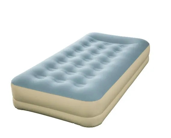 Bestway Fortech Fiber Airbed with Built-in AC Pump - Single Size, 1.91m x 97cm x 33cm