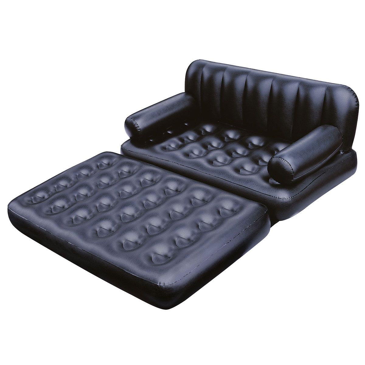 Bestway Multi-Max 5-in-1 Inflatable Double Air Sofa Bed with Air Pump - 1.88m x 1.52m x 64cm