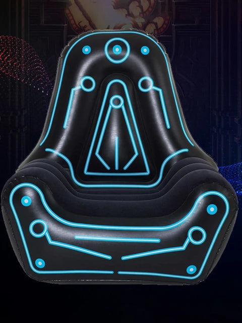 Bestway Inflatable Mainframe Gaming Air Chair Sofa with Armrests and Futuristic Print - 1.12M X 99CM X 1.25M