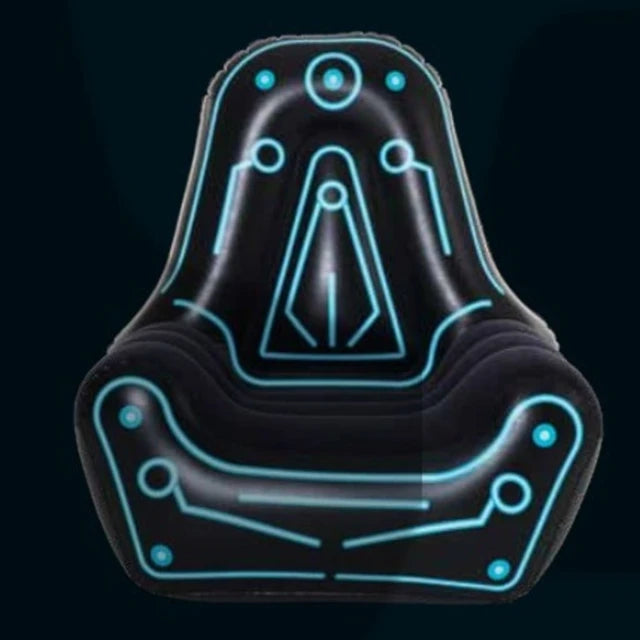 Bestway Inflatable Mainframe Gaming Air Chair Sofa with Armrests and Futuristic Print - 1.12M X 99CM X 1.25M