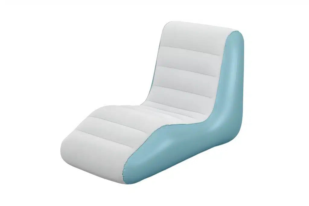 Bestway Leisure Luxe Inflatable Chaise Lounger for Home and Outdoor Relaxation - 1.33 m x 79 cm x 88 cm