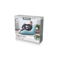 Bestway Leisure Luxe Inflatable Chaise Lounger for Home and Outdoor Relaxation - 1.33 m x 79 cm x 88 cm