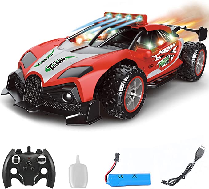RC High Speed Supercar with Steam Spray & LED Lights 2.4Ghz 1/12 Scale