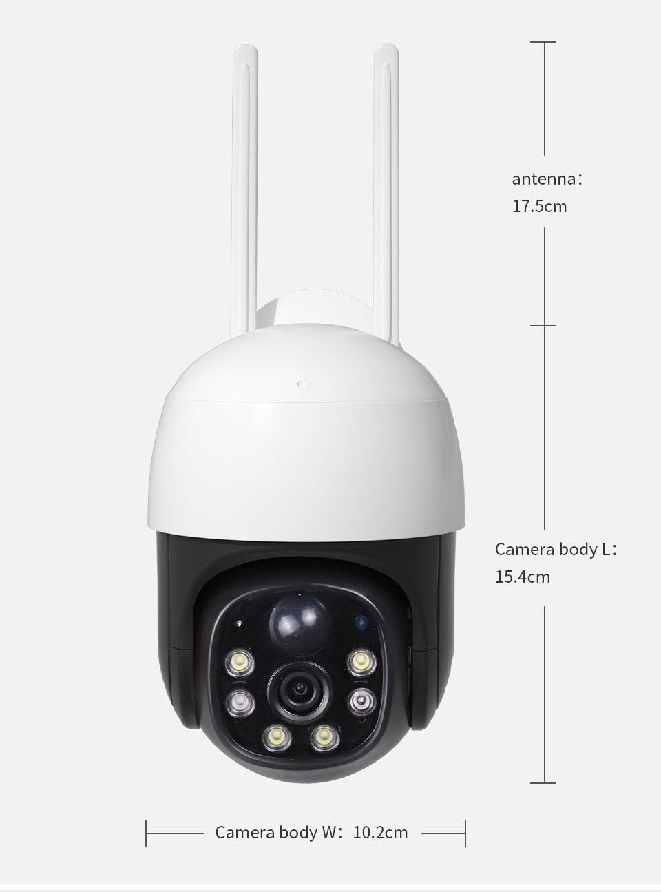 Smart Wireless 4G Outdoor Solar Security Camera with Night Vision, Motion Detection & PTZ