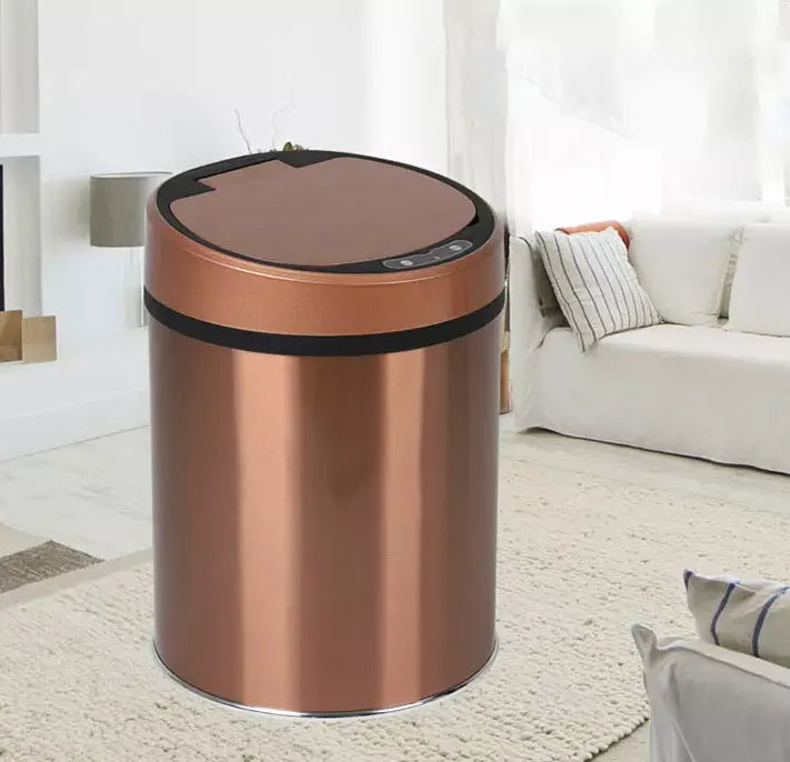Automatic Touchless Motion Sensor Rechargeable Trash Can Dustbin with Steel Body