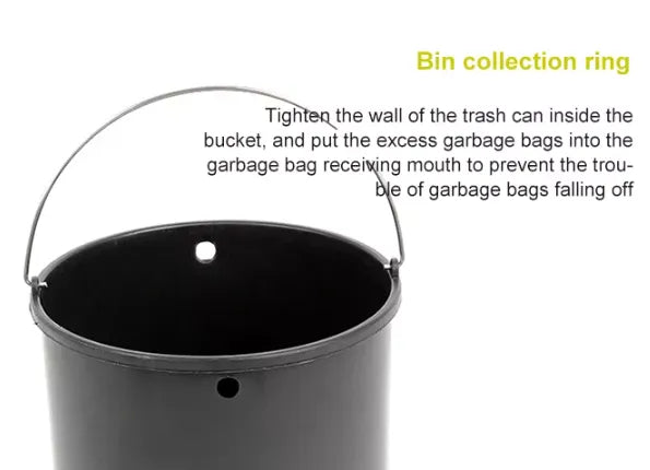 Automatic Touchless Motion Sensor Rechargeable Trash Can Dustbin with Steel Body