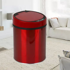 Automatic Touchless Motion Sensor Rechargeable Trash Can Dustbin with Steel Body