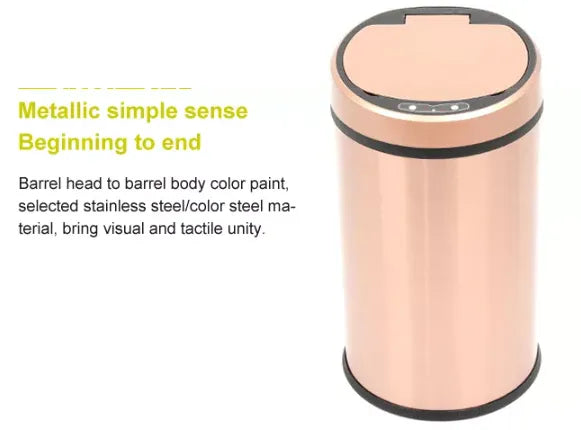 Automatic Touchless Motion Sensor Rechargeable Trash Can Dustbin with Steel Body