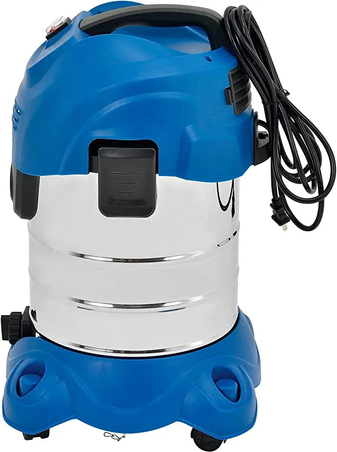 1600W Heavy Duty Wet and Dry Vacuum Cleaner with Stainless Steel Tank & 30L Capacity