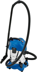 1600W Heavy Duty Wet and Dry Vacuum Cleaner with Stainless Steel Tank & 30L Capacity