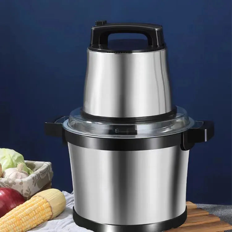 Powerful 1,800W 10 Litre Large Capacity Food Processor with Stainless Steel Construction and a Power