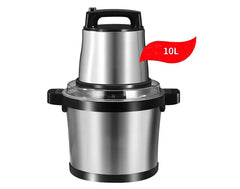 Powerful 1,800W 10 Litre Large Capacity Food Processor with Stainless Steel Construction and a Power