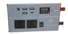 Toby's 50,000 mAh Rechargeable Battery with Built-in Inverter for Multiple Device Use and Jump Start