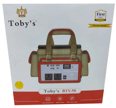 Toby's 50,000 mAh Rechargeable Battery with Built-in Inverter for Multiple Device Use and Jump Start