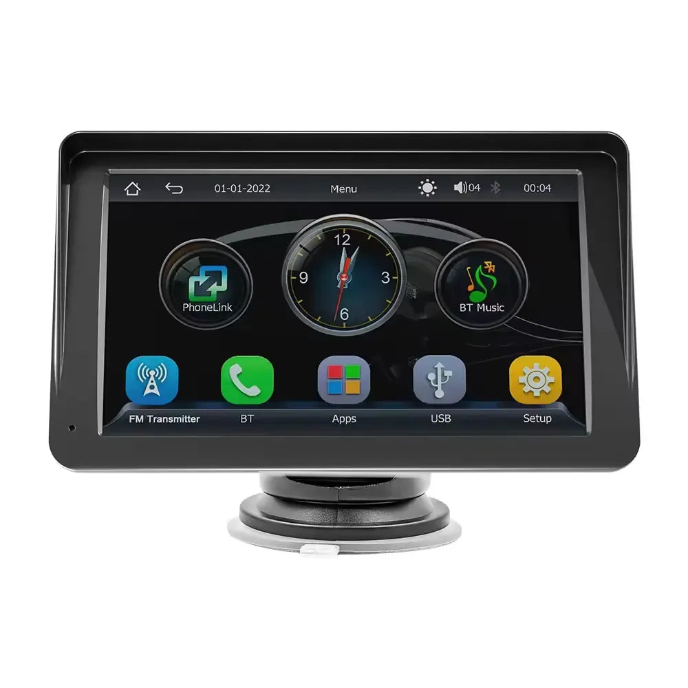7-Inch Portable Car Player with Apple CarPlay, Android Auto & Touch Screen