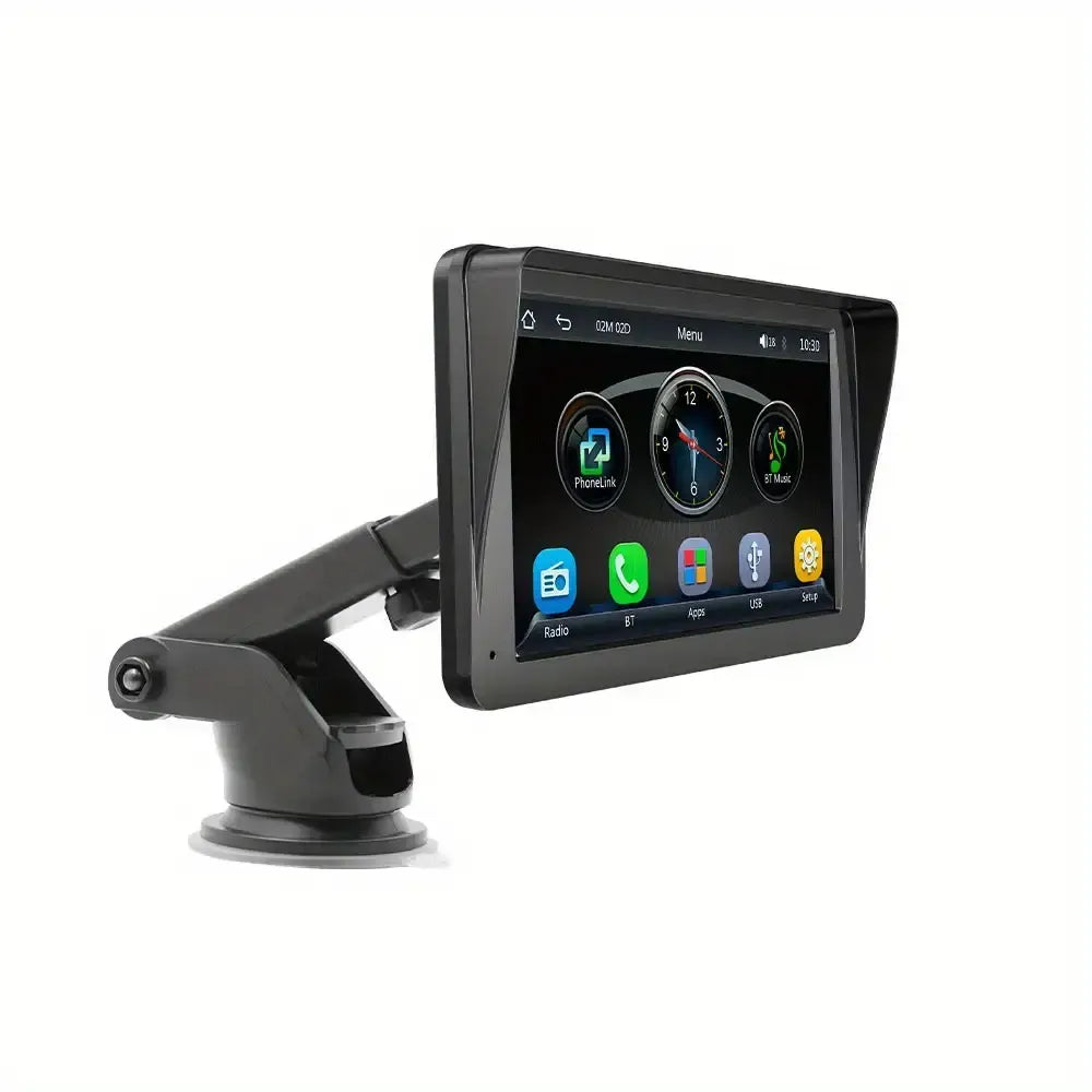 7-Inch Portable Car Player with Apple CarPlay, Android Auto & Touch Screen