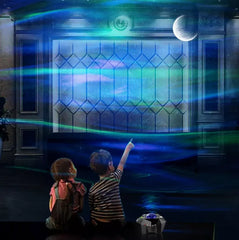 Dream Aurora Portable Galaxy Star Light Projector Lamp with Bluetooth Speaker & Remote