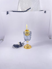 Artistic Electric Incense Bukhoor Burner with Designer Glass