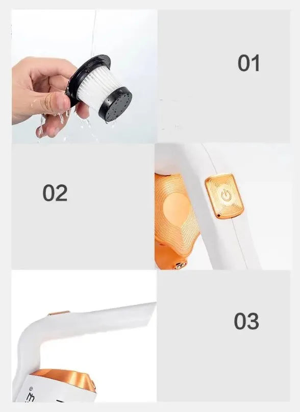 Multi functional Portable 120W Cordless Handheld Vacuum Cleaner