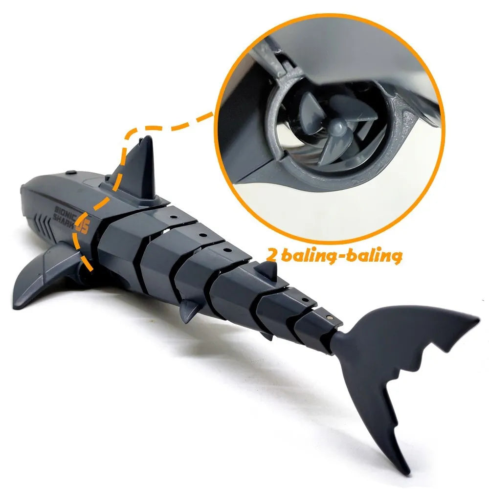 Remote Controlled Bionic Water Swimming Shark Explorer Toy