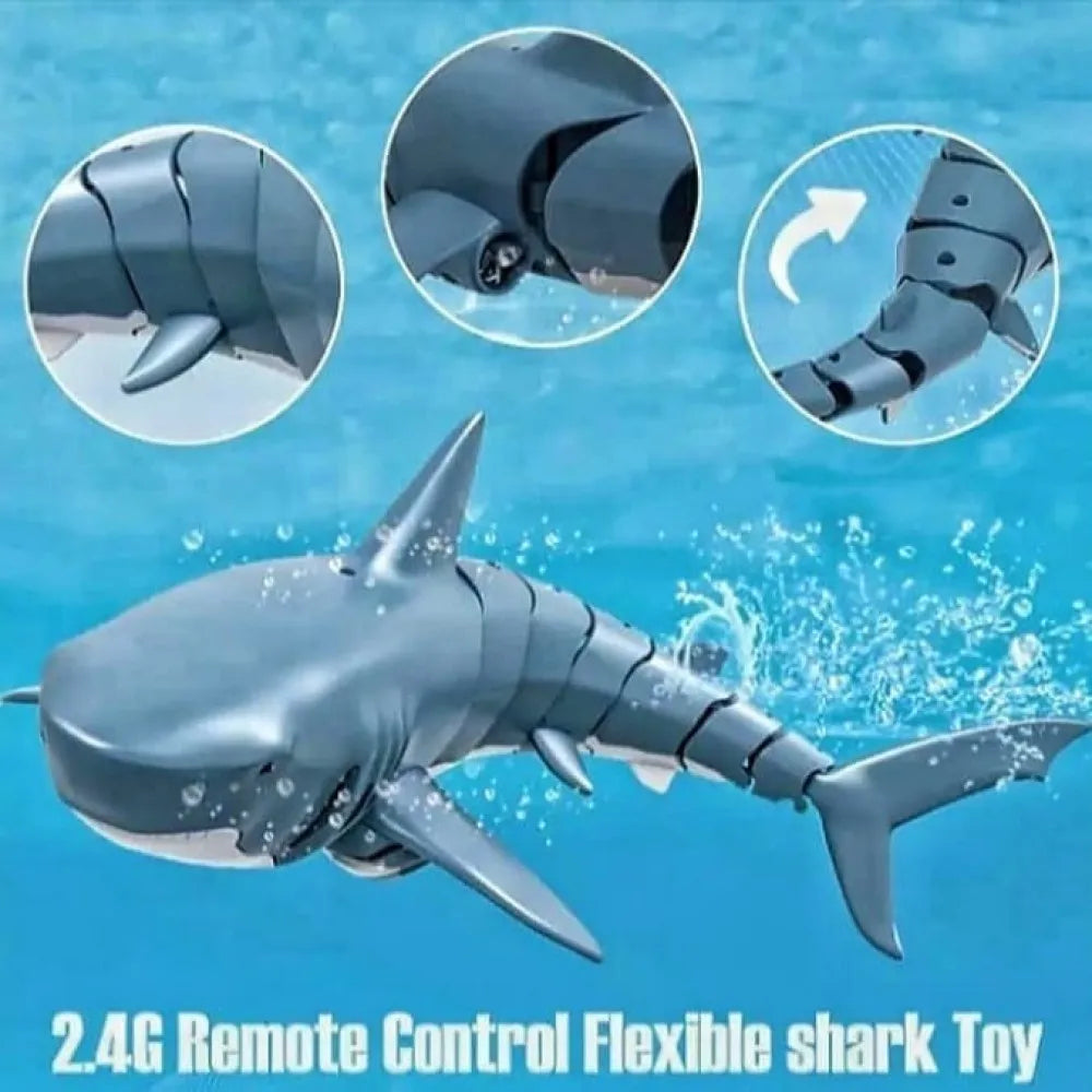 Remote Controlled Bionic Water Swimming Shark Explorer Toy