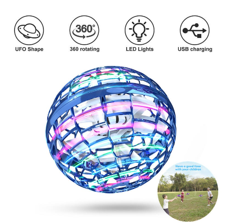 Mini Flying Gyrosphere Spinning Ball Orb Toy Drone