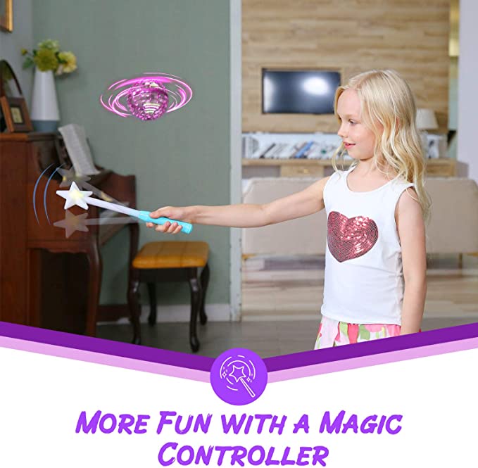 Mini Flying Gyrosphere Spinning Ball Orb Toy Drone