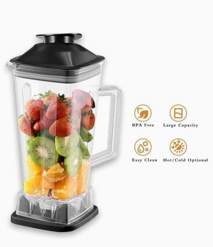 GoldCrest 2.5 Litres 5500W Power Blender Multifunctional Electric Mixer with 6 Stainless-Steel Blades