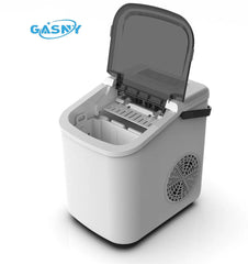 Gasny Energy Efficient Automatic Countertop Ice Maker with Fast Ice Production & Self-Cleaning Function - 10kg/Day