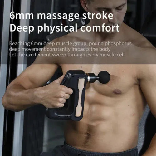 Portable Rechargeable Muscle Relaxing Electric Vibration Massage Gun
