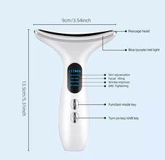 EMS Neck Skin Tightening & Face Lifting Beauty Therapy Massager - Anti Wrinkle & Rejuvenating