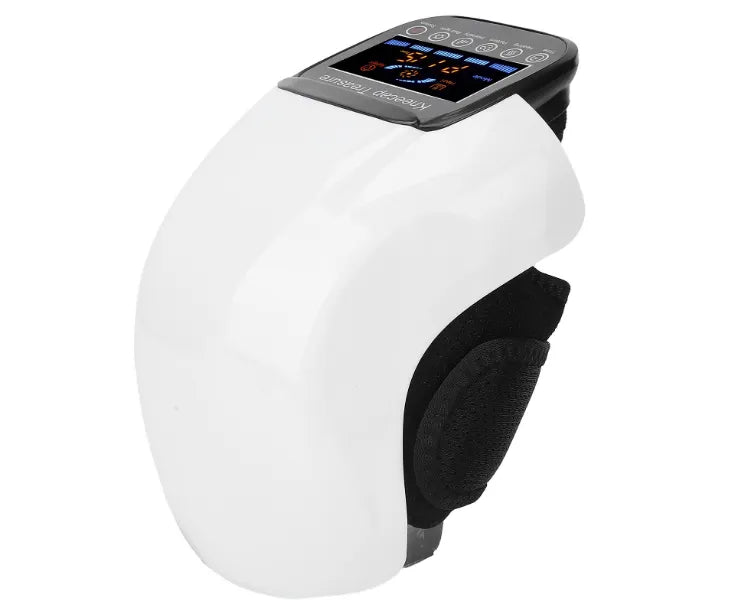 Portable Wireless Knee Joint Massager with Electric Heating for Pain Relief - Rechargeable