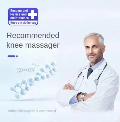 Portable Wireless Knee Joint Massager with Electric Heating for Pain Relief - Rechargeable