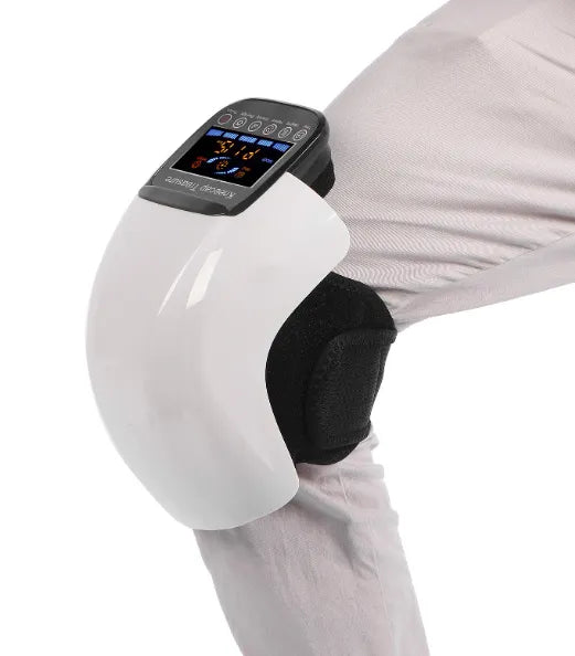 Portable Wireless Knee Joint Massager with Electric Heating for Pain Relief - Rechargeable