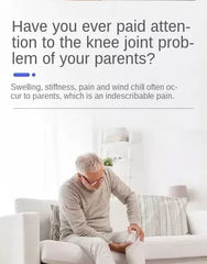 Portable Wireless Knee Joint Massager with Electric Heating for Pain Relief - Rechargeable