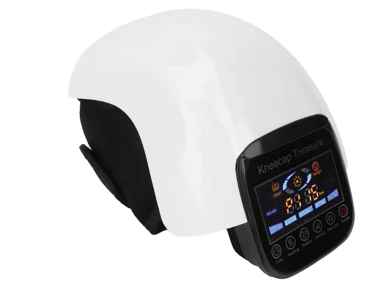 Portable Wireless Knee Joint Massager with Electric Heating for Pain Relief - Rechargeable