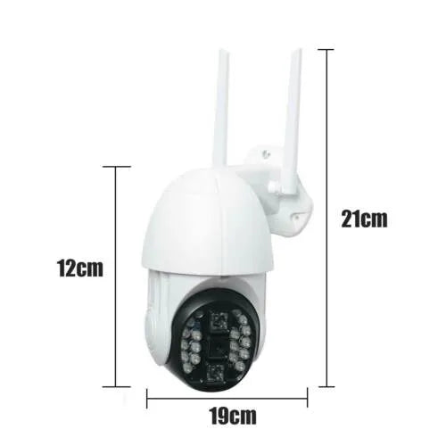 Q20 Outdoor WiFi Camera - Remotely Operable, Wireless, Waterproof with Night Visioned, Motion Detect