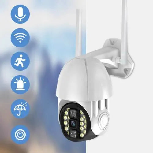 Q20 Outdoor WiFi Camera - Remotely Operable, Wireless, Waterproof with Night Visioned, Motion Detect