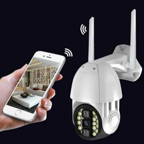 Q20 Outdoor WiFi Camera - Remotely Operable, Wireless, Waterproof with Night Visioned, Motion Detect